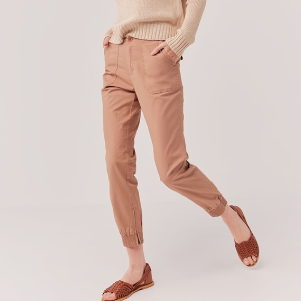 Woven Twill Utility Jogger